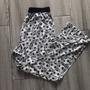 Soccer ball pajama pants